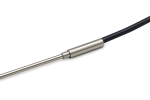 Czujniki temperatury płaszczowe TYP J z przewodem silikonowym o długości 1500 mm. Średnica 1,5mm, długość 1000mm, klasa 1, Materiał osłony 316. Max. Temperatura pracy 700°C
