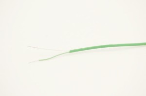 Thermoelectric cable KX (NiCr-NiAl) 2x0.08mm2 in PFA insulation 