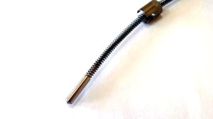 Czujnik temperatury termoelektryczny typu K. Klasa 2. Przewodowy ze złączem bagnetowym.