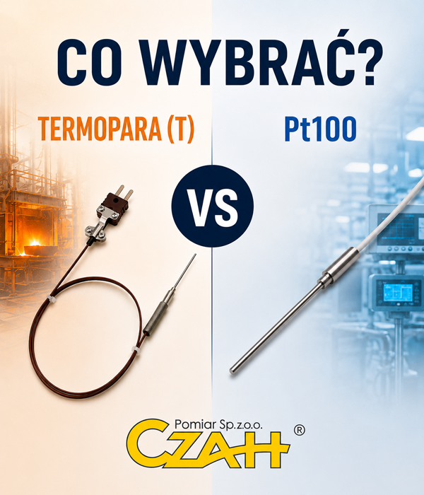 Pt100 czy termopara typu T? To zależy… ale nie od temperatury.